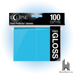 Deck Protectors - Pro Gloss Eclipse Sky Blue (100ct)